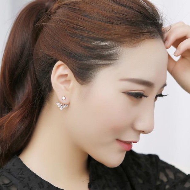 Khuyên Tai Nữ Đính Đá Sành Điệu