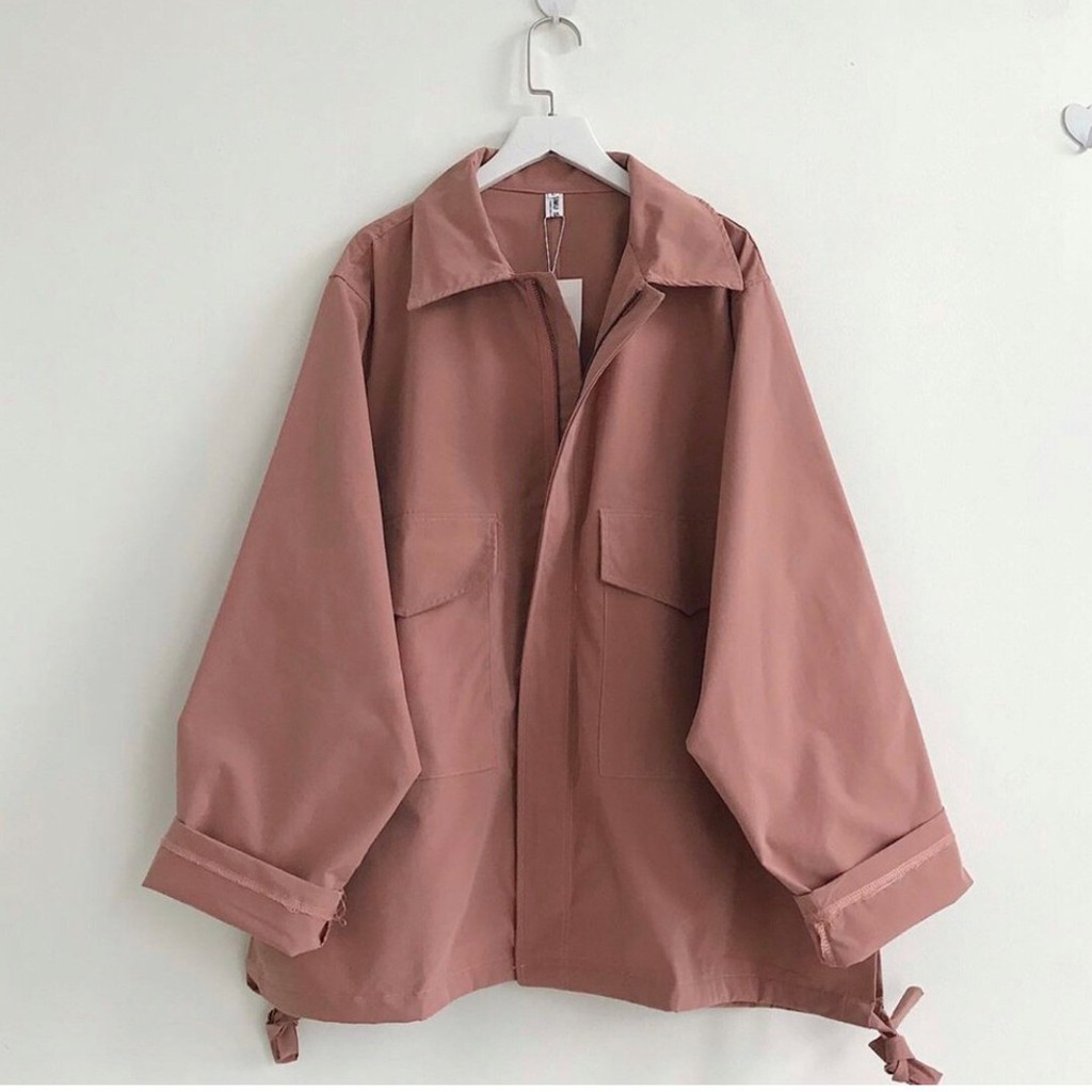 Áo khoác kaki oversize Hara đủ màu - Gin store
