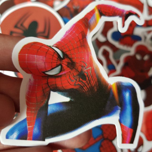 Set sticker 35 miếng không trùng lặp SPIDER-MAN