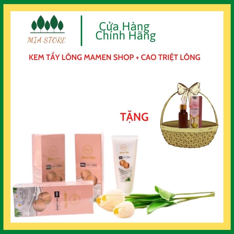 Che Tên Sản Phẩm  Kem tẩy lông tặng  cao triệt lông vùng kín, nách, chân, ria mép  Mamen Shop, kem wax lông êm không rát