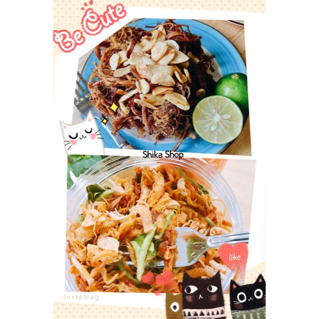 Combo Khô gà bơ tỏi/ gà lá chanh + Khô heo tỏi ớt ăn kiêng DAS/LOWCARB /KETO | BigBuy360 - bigbuy360.vn