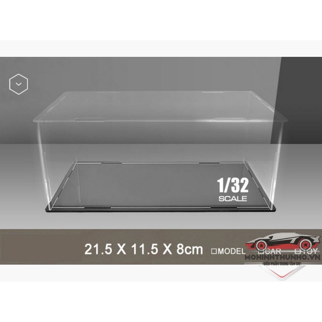 Đế + hộp mica trưng bày xe mô hình nhiều tỉ lệ