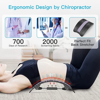Upgraded Back Stretcher for Lower Upper Back Pain Relief