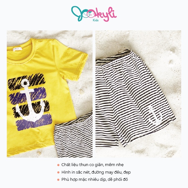Bộ Quần Áo Vàng Mỏ Neo Jookyli MS94B0423