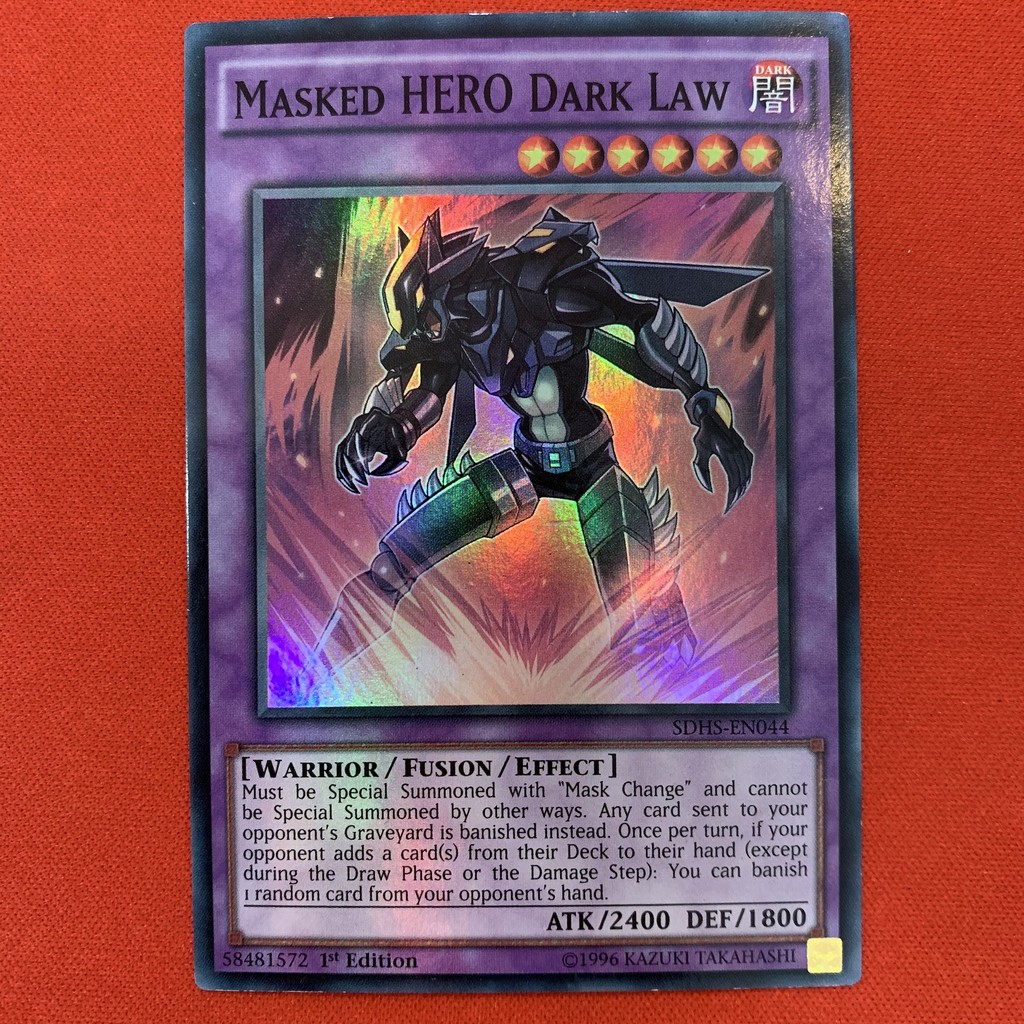 EN]Thẻ Bài Yugioh Chính Hãng] Masked Hero Dark Law