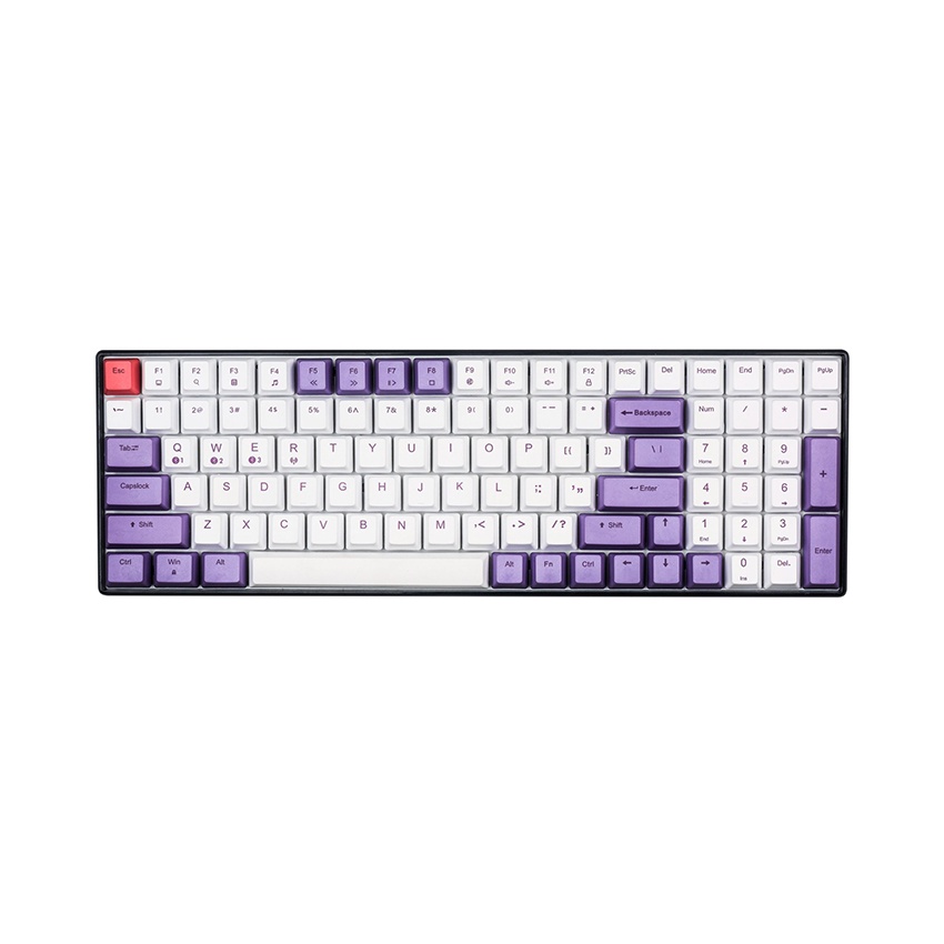 Bàn phím cơ Không dây Edra EK396W Brown switch , bàn phím chơi game bảo hành chính hãng 24 tháng