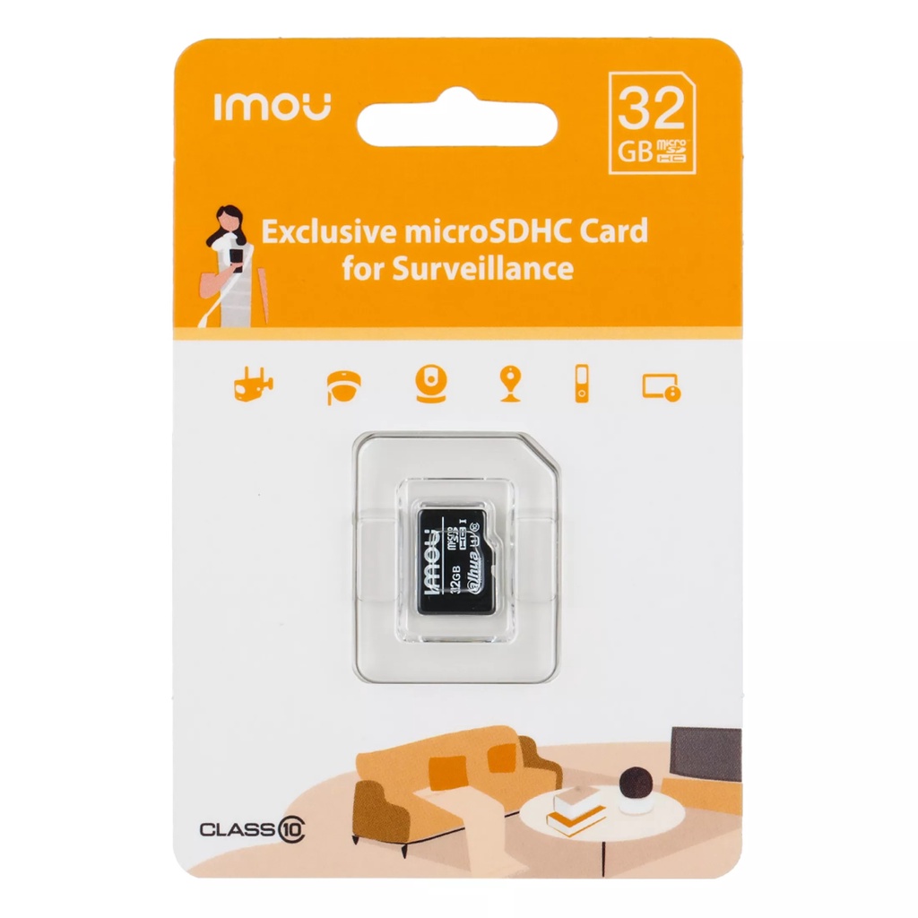 Thẻ nhớ 32GB/ 64GB IMOU, thẻ nhớ cho camera IMOU chuẩn Micro SD class 10 U1 tốc độ cao, hàng chính hãng