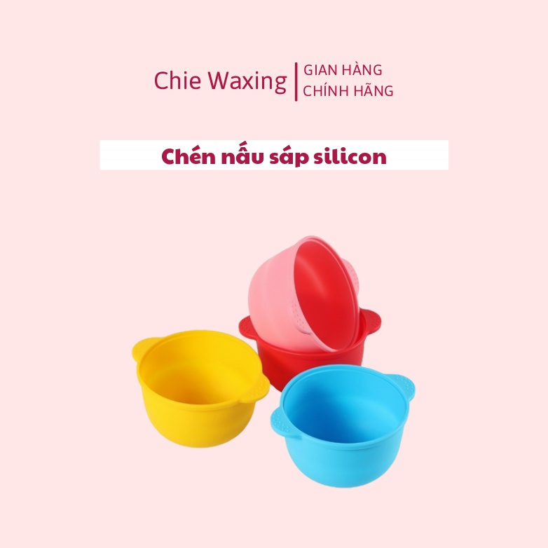 Chén Silicon Nấu Sáp Wax Nóng Chống Dính, Kháng Nhiệt, An Toàn Và Dễ Dàng Làm Sạch Sau Khi Sử Dụng