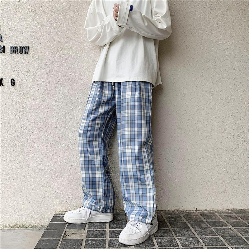 Quần jogger nam Mavota quần kẻ caro ống rộng hottrend Unisex QKRG029