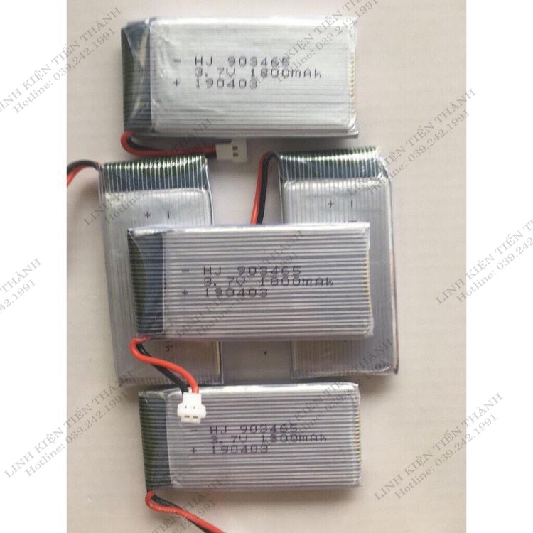 PIN 3.7V 1800mAh Flycam máy bay đồ chơi điều khiển Từ Xa