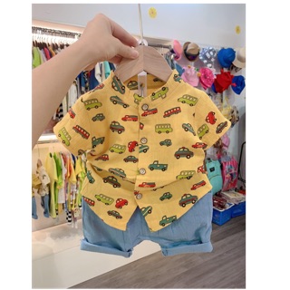 Bộ oto cổ trụ cho bé trai