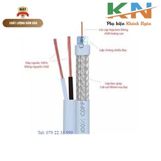 10-50m Dây cáp đồng trục liền nguồn cho camera. Chính hãng DSS