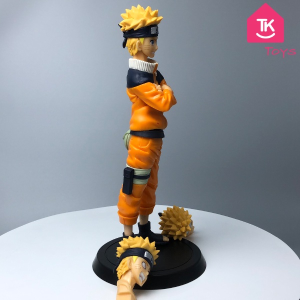 Mô Hình Trang Trí Nhân Vật Naruto có 3 Đầu 3 Trạng Thái Khách Nhau Cao 25cm - Figure Naruto Cao Cấp TOys