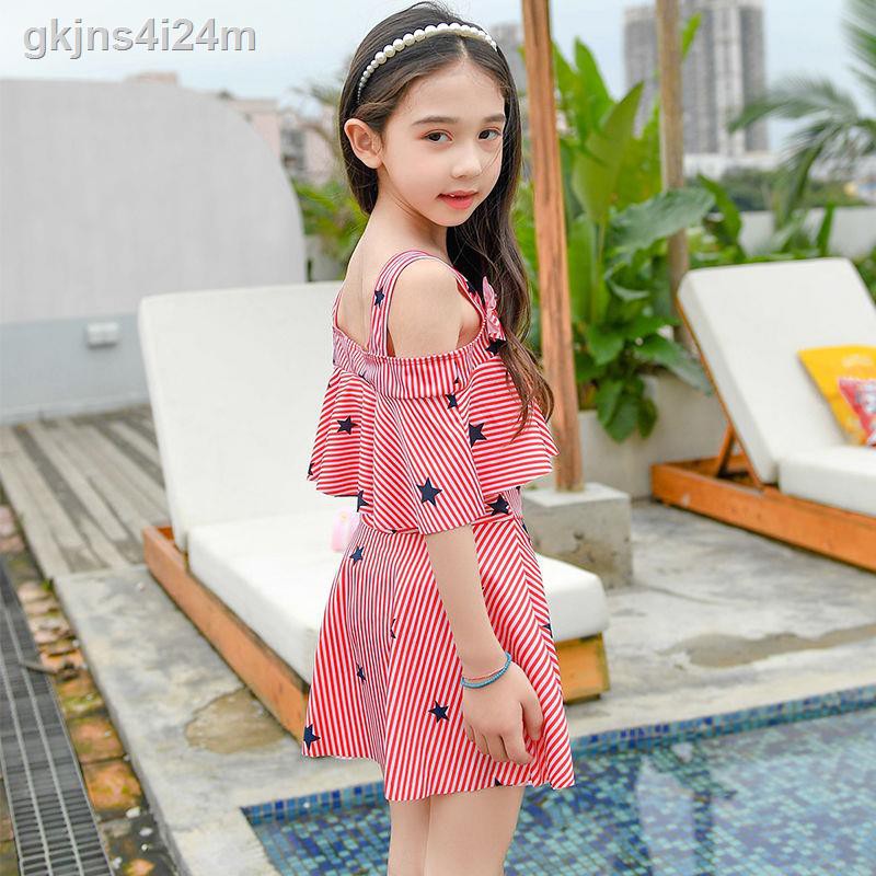 trẻ em áo tắm trẻ em gái trung niên váy một mảnh trẻ em gái 3-8-12-15 tuổi bộ đồ bơi nữ sinh