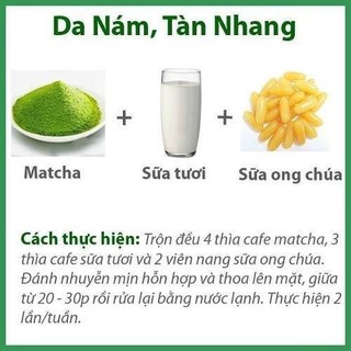 Combo Bột Trà Xanh + Bột Đậu Đỏ Vũ Gia