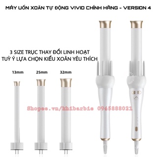 [CHÍNH HÃNG] MÁY UỐN VIVID 3 TRỤC XOAY, CHỈNH NHIỆT (BH 1 NĂM)