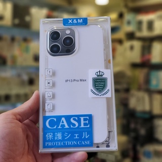 Ốp cứng trong suốt siêu mỏng chống ố vàng chính hãng X&M cho iPhone 12 pro max,13,13 Pro,13 Pro max