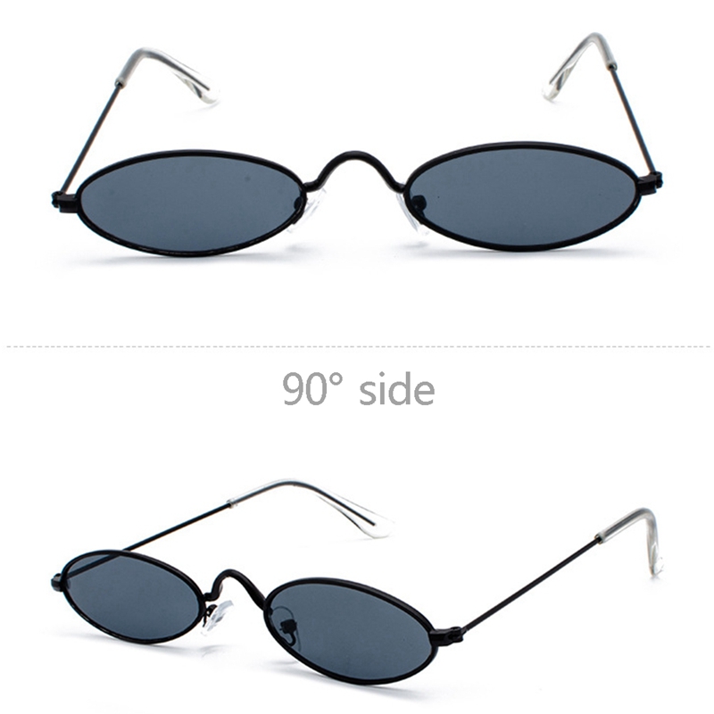 Kính mát gọng tròn bằng kim loại hình oval chất lượng theo phong cách vintage dành cho nam và nữ | BigBuy360 - bigbuy360.vn