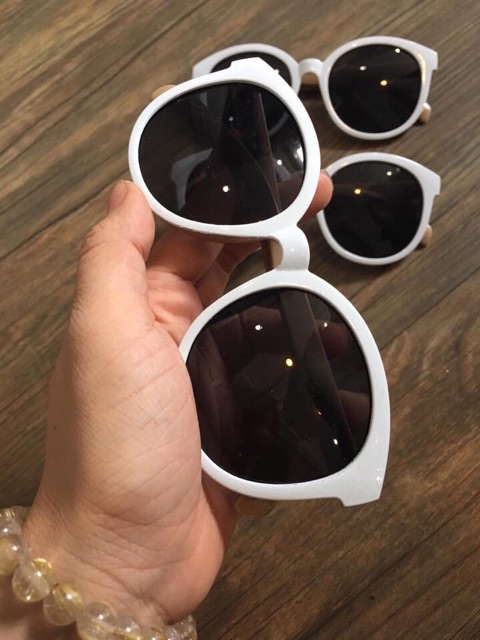 ❤️MẮT KÍNH TRÒN NGỐ XINH UNISEX NAM NỮ TRẮNG - ĐEN HOT ❤️