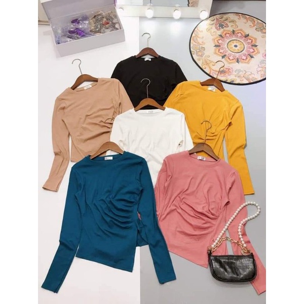 Áo rúm sườn dài tay