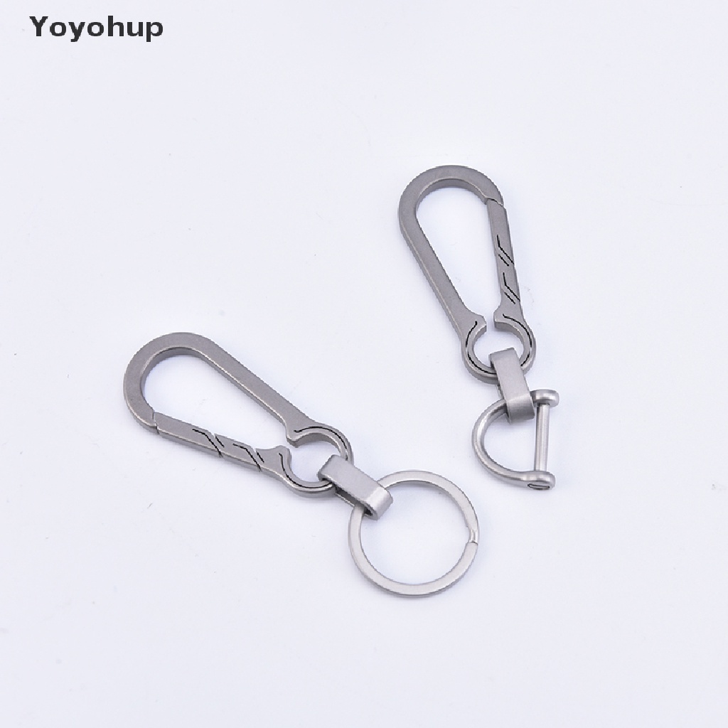 Móc chìa khóa bằng hợp kim titan EDC cao cấp