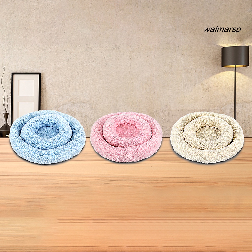 Giường Ngủ Cho Thú Cưng Hình Tròn Bằng Vải Lông