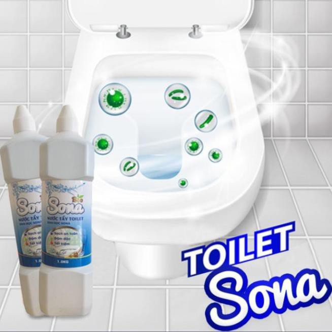 Tẩy Rửa Toilet hương QUẾ, Mùi Hương Dễ Chịu, Sạch Bong, Ngừa Vi Khuẩn 1kg