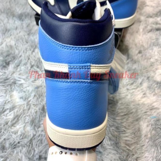 Giày nike air jordan obs 1 retro high og obsidian xanh cao cổ 555088-140 _mi9 : ! 🙏