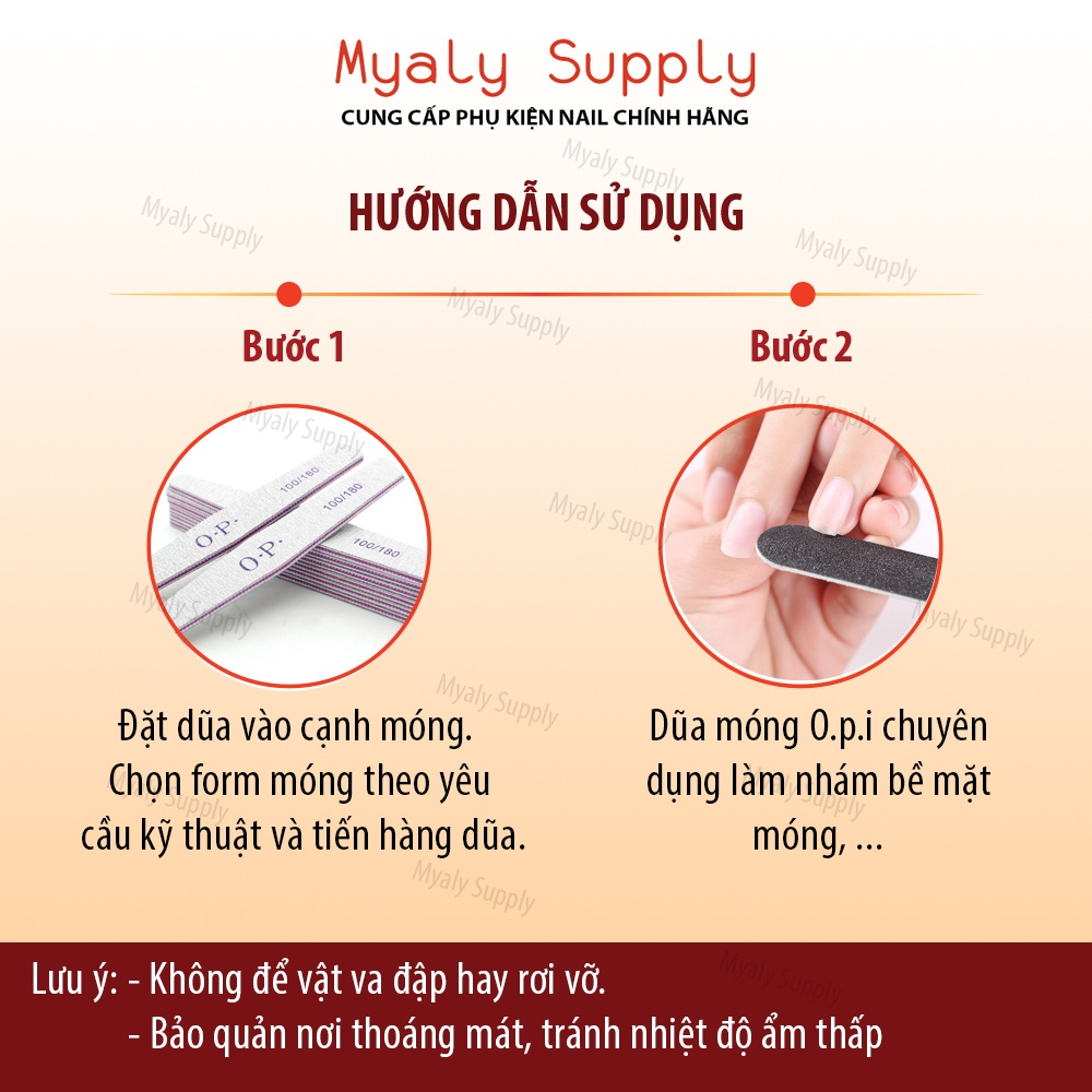Dũa Móng Tay Opi Dũa Dày Dũa Mỏng
