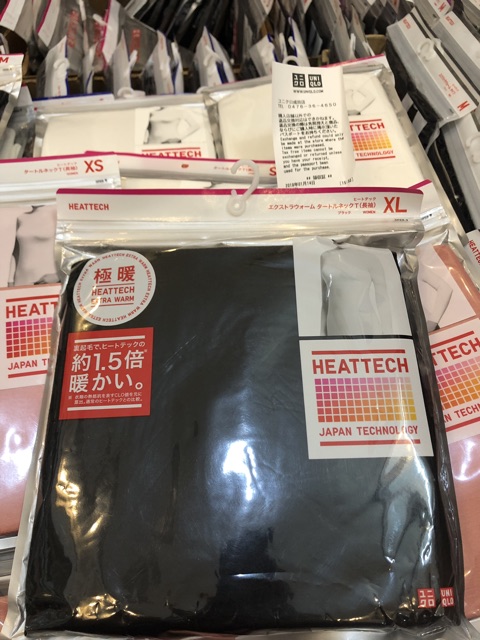 Áo giữ nhiệt nữ heattech/ extra heattech cao cổ
