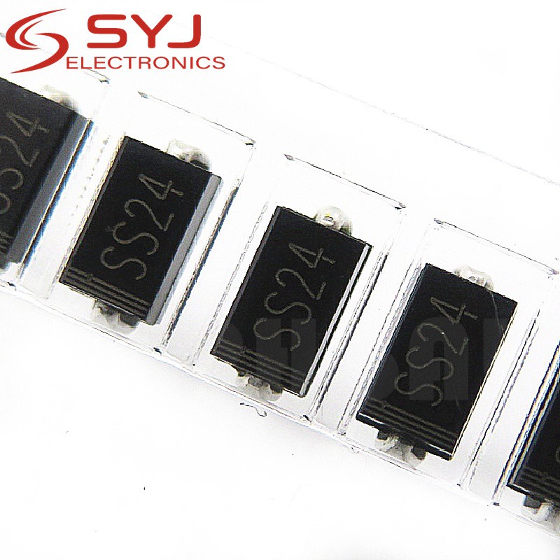 Set 100 điốt bán dẫn Ss24 2a 40v Sma Sr240 Do-214Ac Smd