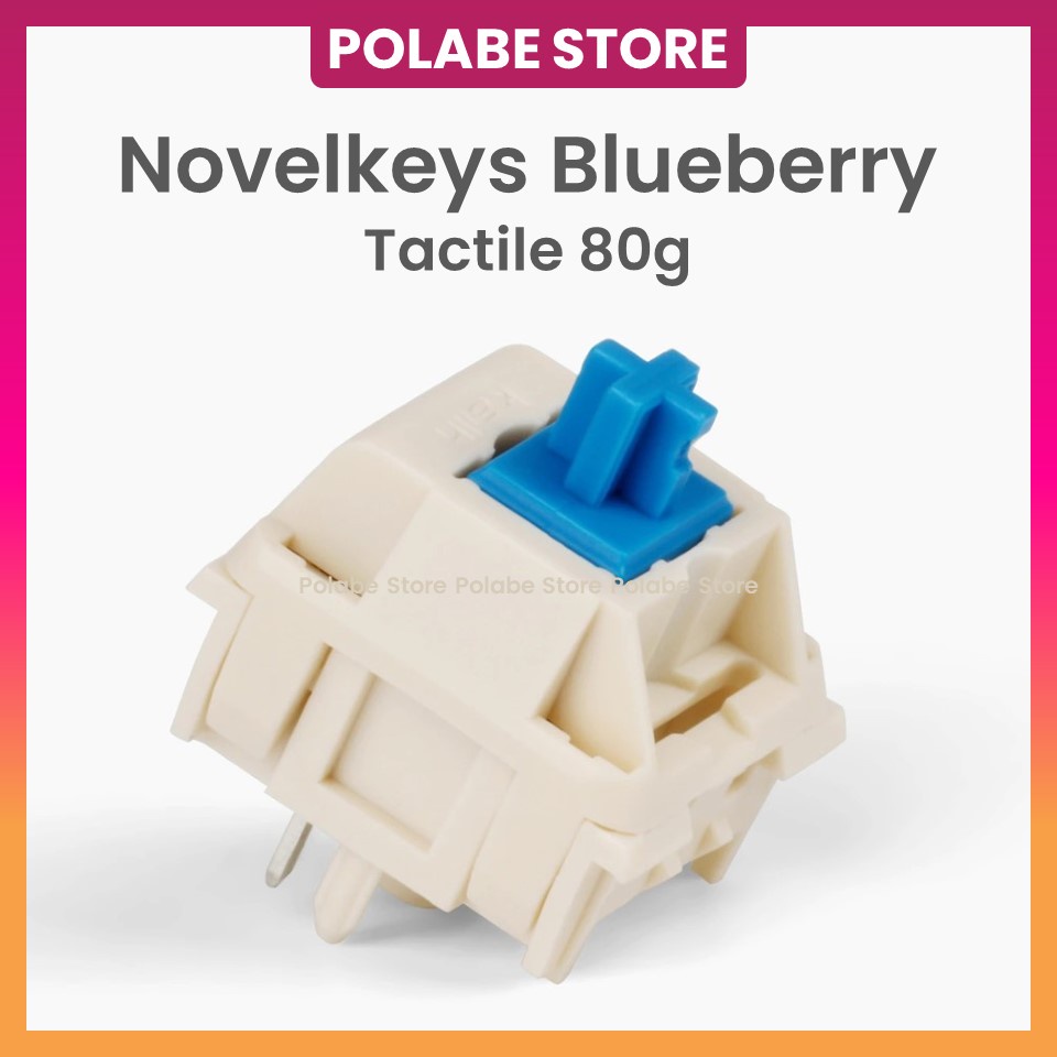 Novelkeys Blueberry Tactile Switch Công Tắc Bàn Phím Cơ - Polabe Store
