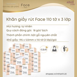 Giấy ăn Face MỚI~ dày hơn, dai hơn&mềm hơn 🎀
