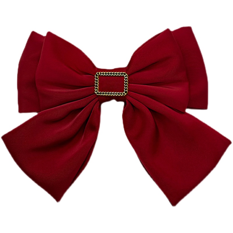 Kẹp tóc nơ lớn thời trang mùa xuân dành cho nữ