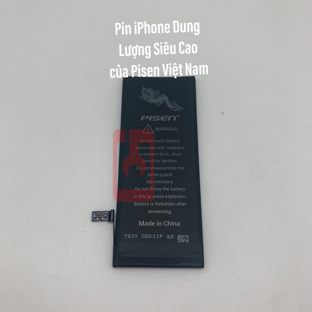 Pin iPhone Pisen Dung Lượng Siêu Cao của Pisen Việt Nam