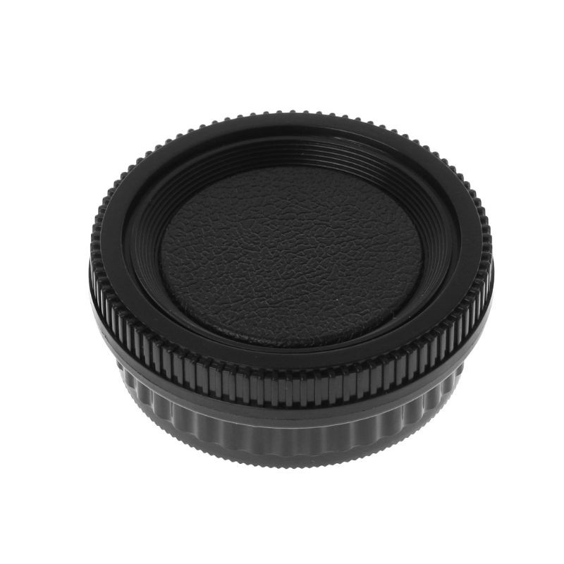 KOK Rear Lens Body Cap Camera Cover Set Anti-dust Screw Mount Protection Plastic Black for Pentax PK DA126