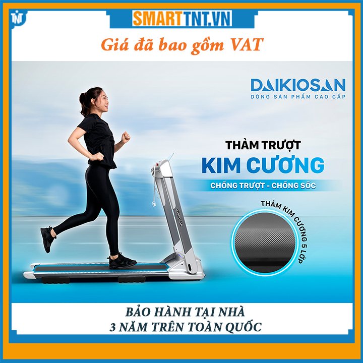 Máy chạy bộ đơn năng chính hãng Daikiosan DVCB-00006 cao cấp