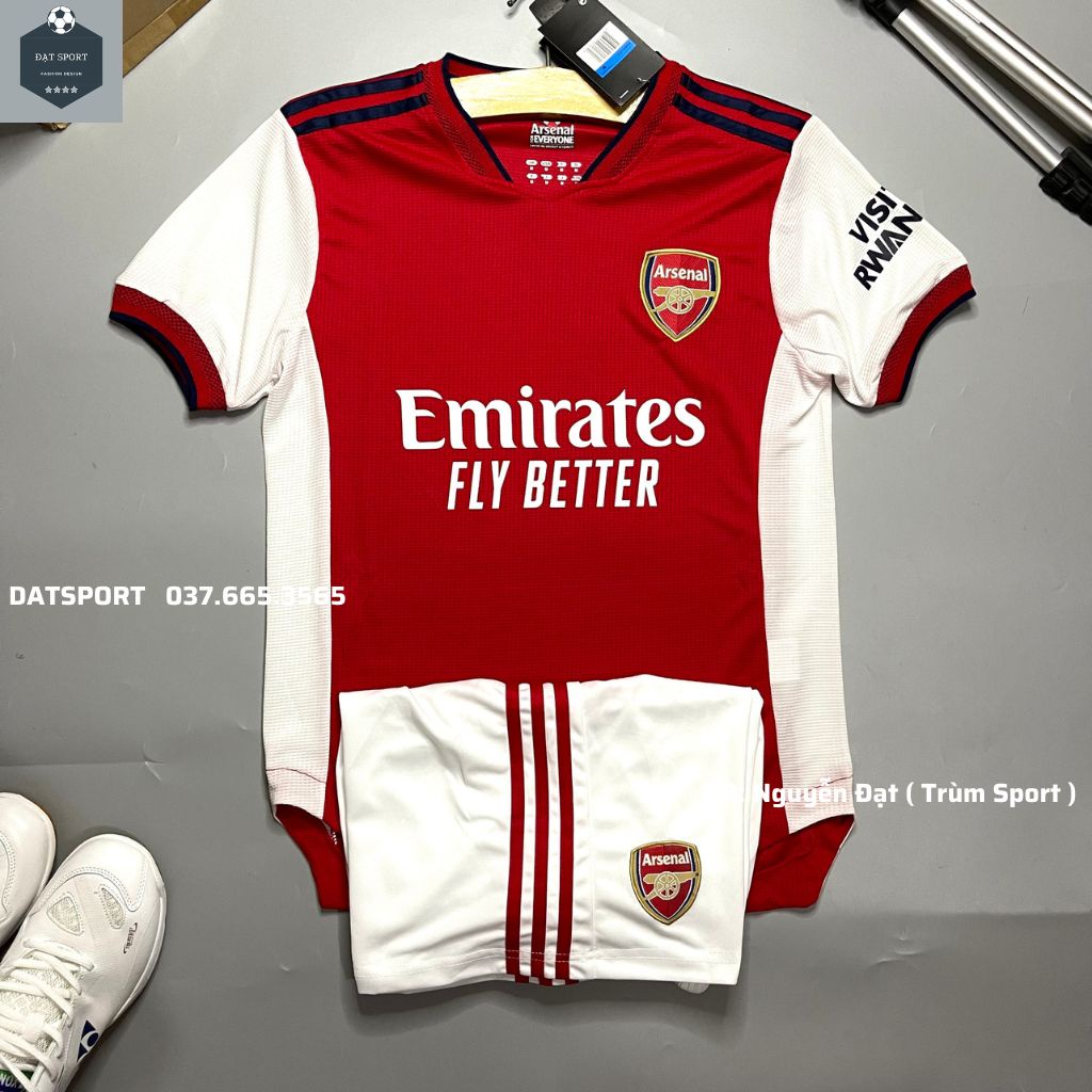 Áo Đấu ARSENAL 2021/22 ⚡Freeship⚡ Bộ Quần Áo Bóng Đá Arsenal Mùa 2021/22 Hàng Gai Thái Cao Cấp  - Cam kết 100% như hình