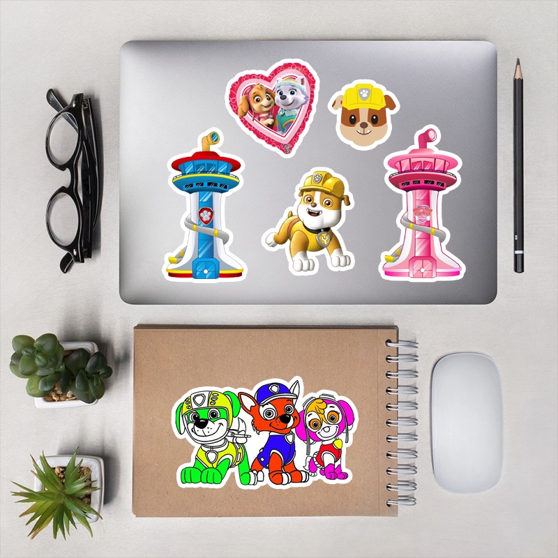 Sticker Những Chú Chó Cứu Hộ | Sticker Dán Mũ Bảo Hiểm Chống Nước Cắt Sẵn Kích Thước 6-10 Cm Chống Nước