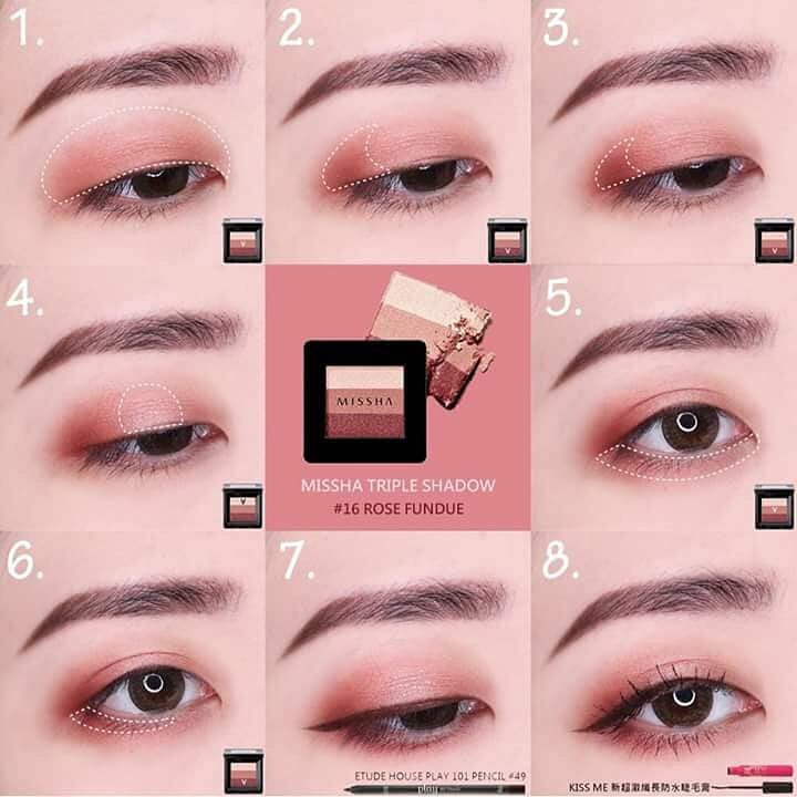 Phấn Mắt 3 Màu Missha Triple PerfectionShadow