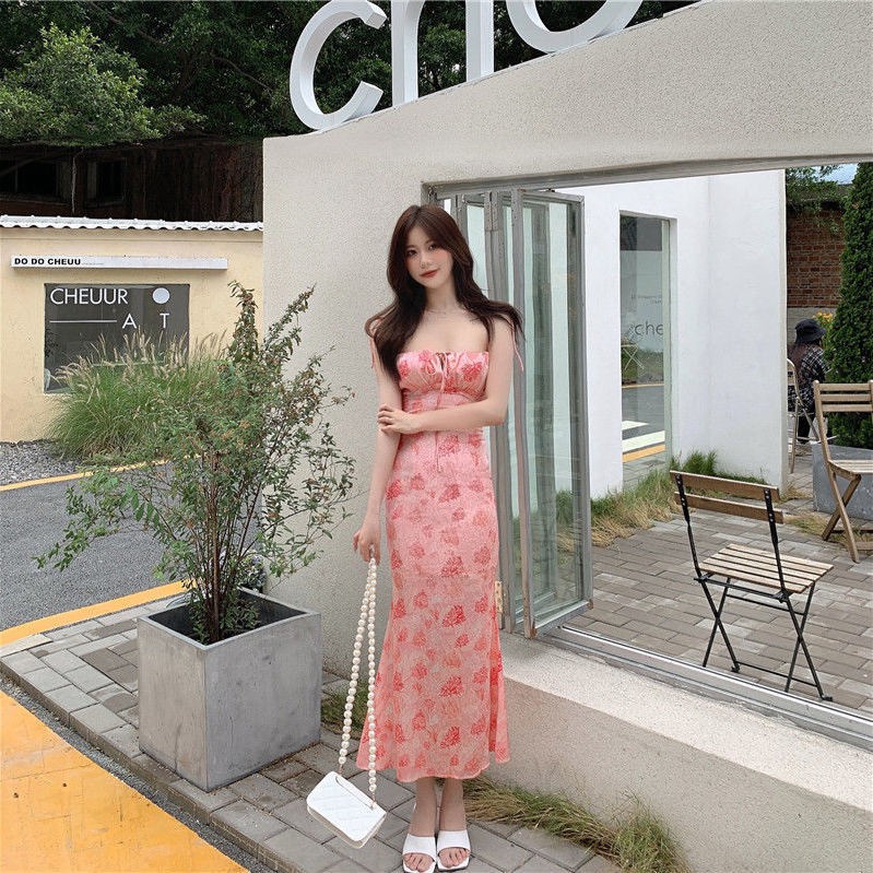 Đầm Hoa Ôm Dáng Thời Trang Dành Cho Nữ | BigBuy360 - bigbuy360.vn