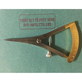 Thước đo mắt thẩm mĩ,compa đo mắt-vàng đức