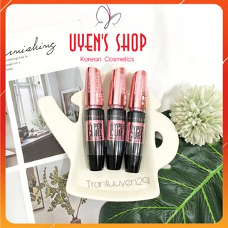 (Màu hồng) HÀNG NHẬP KHẨU Mascara Làm Cong dài Mi Maybelline The Hyper Curl Waterproof Mascara