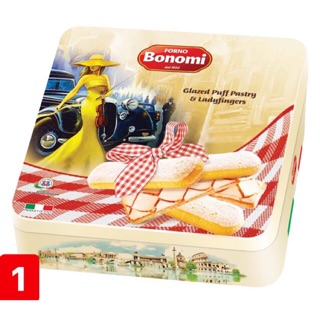 Bánh quy Forno Bonomi glazed puff pastry & ladyfingers 400g