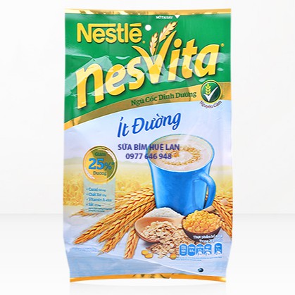 Ngũ Cốc Dinh Dưỡng Nguyên Cám Ít Đường NesVita Nestlé Gói 400g