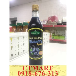 Siro việt quất 520ml golden farm