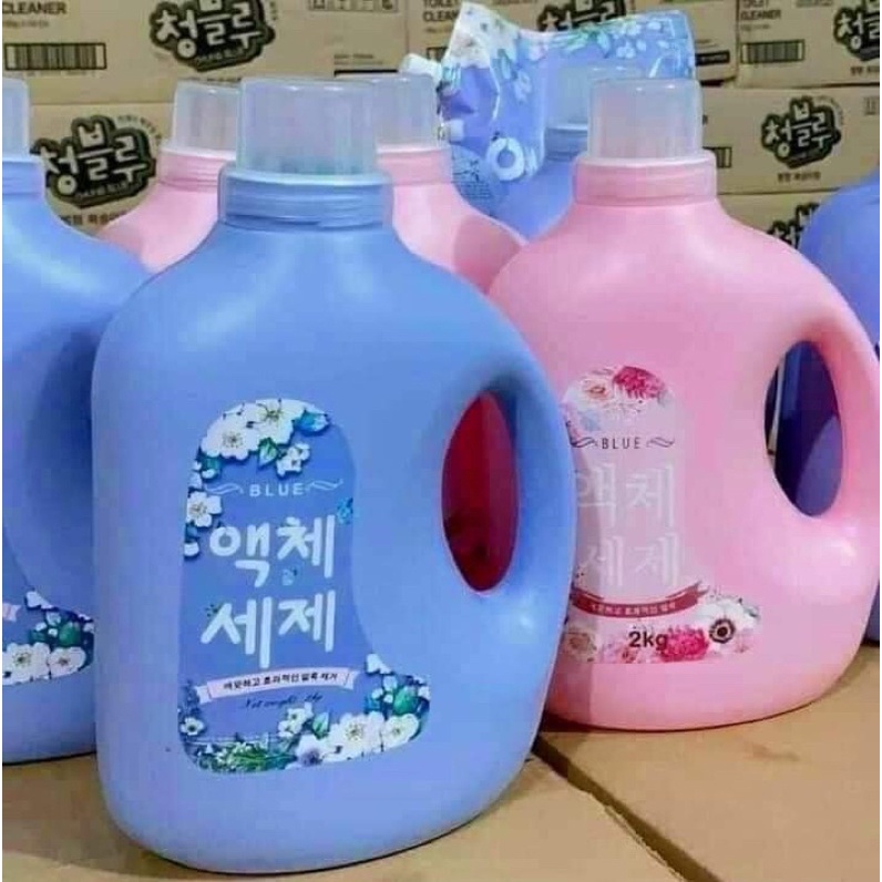 Nước giặt blue Hàn Quốc can 2000ml