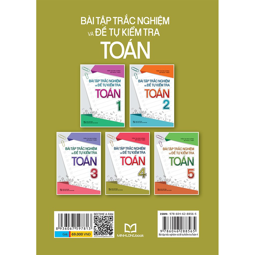 Sách: Bài Tập Trắc Nghiệm Và Đề Tự Kiểm Tra Toán Lớp 4 - Bổ Trợ Kiến Thức Sách Giáo Khoa