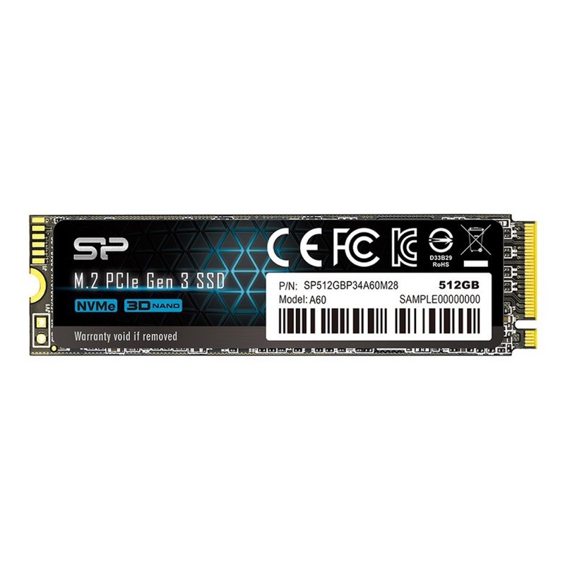 ổ cứng SSD Silicon Power A60 128GB SP128GBP34A60M2 [Bảo hành chính hãng]