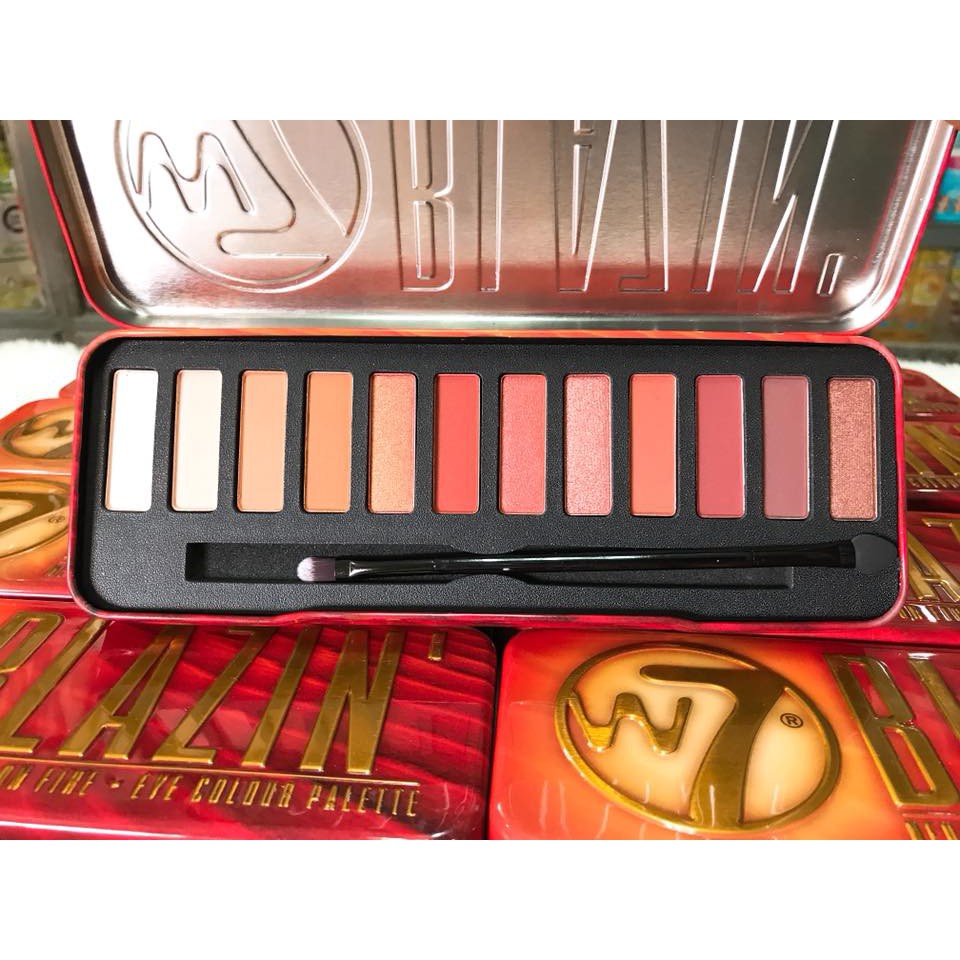 Phấn Mắt W7 Blazin Eye Colour Palette (15.6g)